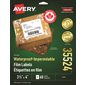Rectangle Waterproof Film Labels