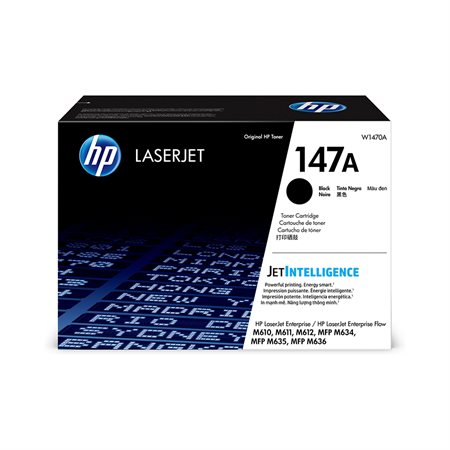 HP 147A Cartouche de toner d'origine LaserJet HP147A - W1470A - Noir