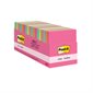 Feuillets autoadhésifs Post-it® - 3 x 3 po - Couleurs variées - Paquet de 18 (Boîte de rangement)