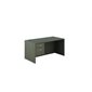 Bureau à caisson suspendu simple Offices to Go Newland™ - Acajou