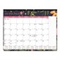 Blossom 18-Month Academic Monthly Desk Pad Calendar (2026-2027) - 17 x 22 in