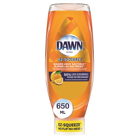 Détergent à vaisselle Dawn Ultra EZ-Squeeze 650 mL orange