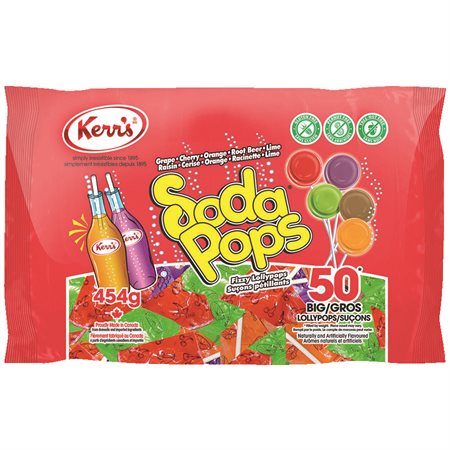 Suçons pétillants Soda Pops