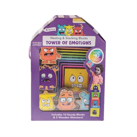 Tower of Emotions Nesting and Stacking Blocks English version