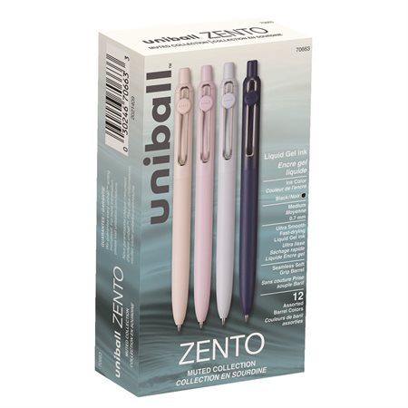 Zento Retractable Gel Pens