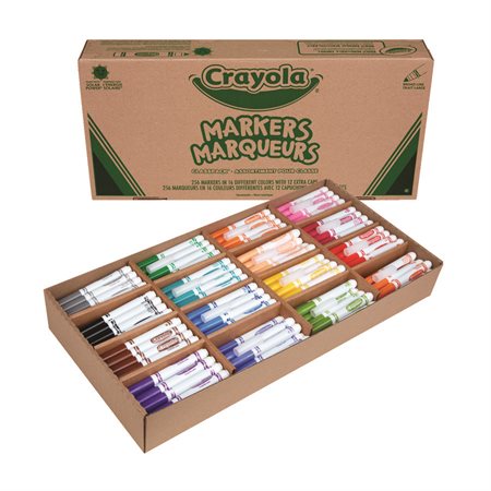 .Classpack Markers 16 Assorted Colors