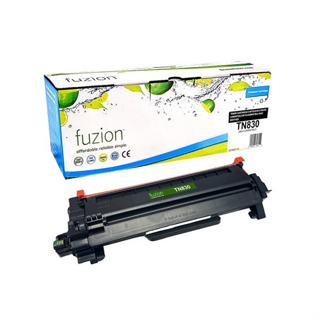 Cartouche de toner compatible  fuzion™  (Alternative à Brother TN830) - Noir