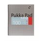 Pukka Pad Editor Spiral Bound Metallic Ruled Notepad  - Lettre Size