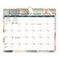 Calendrier mural mensuel fleurs (2026)