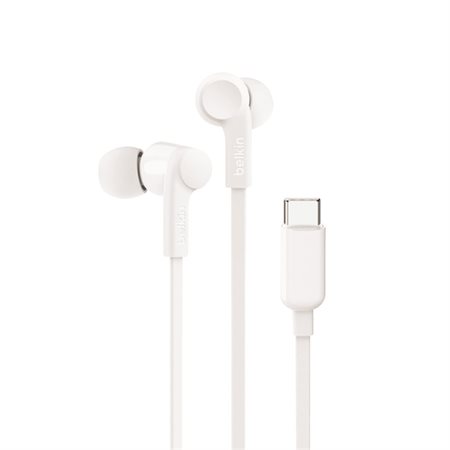 Écouteurs Filaires USB-C Connect Blanc