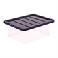Boîte de rangement empilable en plastique - 15 L