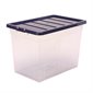 Boîte de rangement empilable en plastique - 64 L