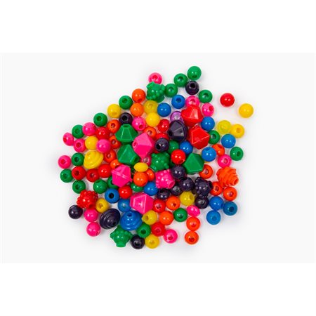 Perles brillantes assorties - Grandes