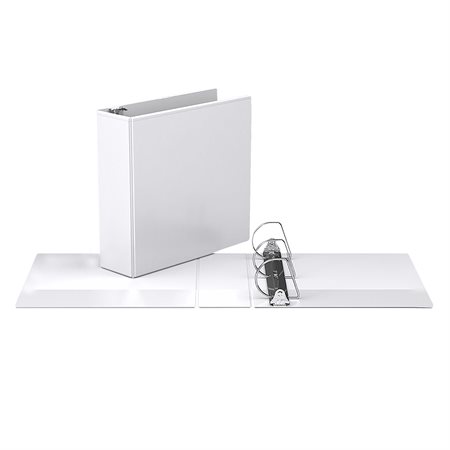 Reliure à anneau en D avec couverture transparente