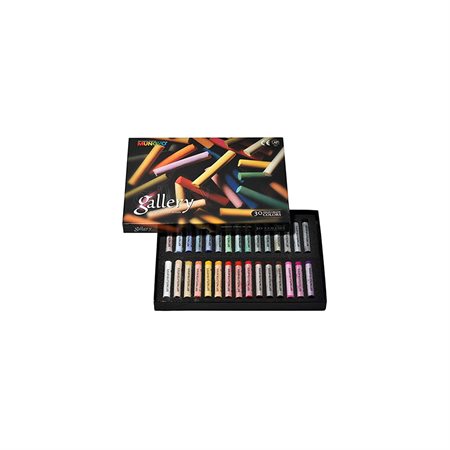 Pastels tendres professionnels pour galerie