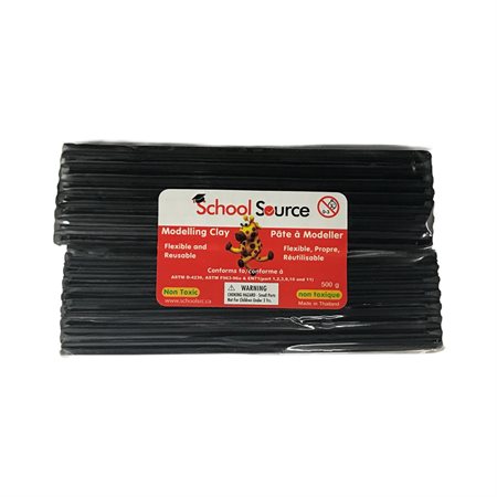 Pâte à modeler souple de qualité - Noir