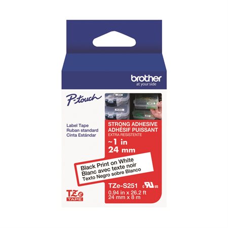 Tze-S251 P-Touch Printing Tape Cassette