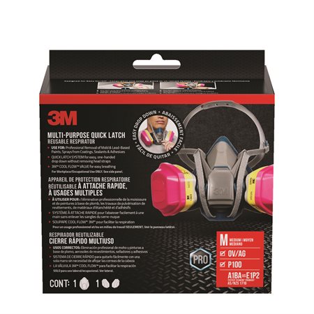 Respirateur polyvalent à fermeture rapide