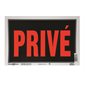 Panneau « Privé »