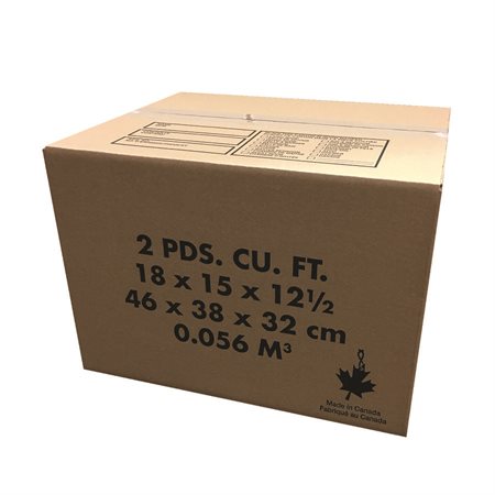 Boîte en carton ondulé kraft
