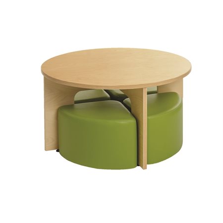 Table Set with Ottomans