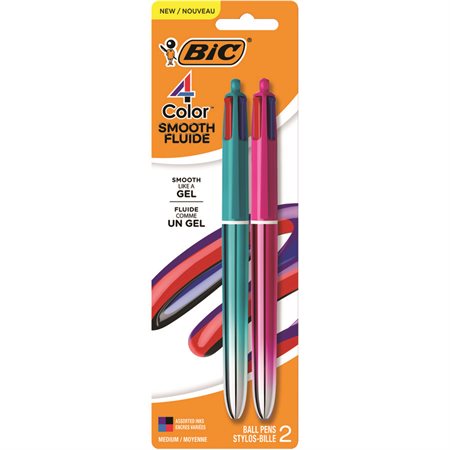 Retractable 4 Color Ball Point Pen
