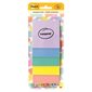 Feuillets autoadhésifs transparents Post-it® - 3 x 3 po - Couleurs pastel variées - Paquet de 5
