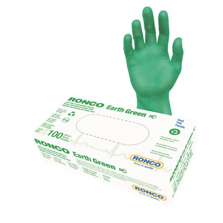 Ronco Earth Examination Gloves - Small