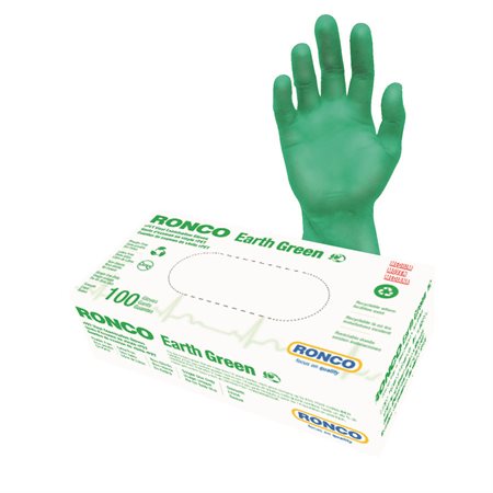 Ronco Earth Examination Gloves - Medium