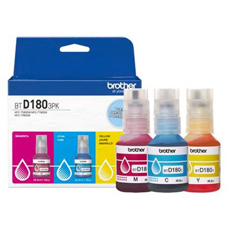 Ensemble de bouteilles d’encre à haut rendement BTD180DPKS