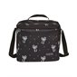 Super Snack Lunch Box - Petals - Black