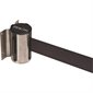 Barrière à fixation murale - Acier inoxydable avec ruban noir 