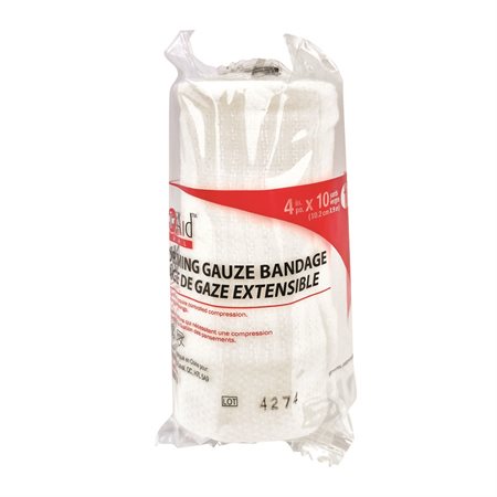 Rouleau de bandage en gaze