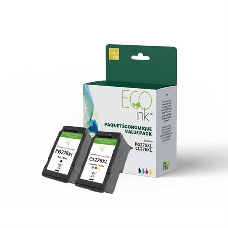 Remanufactured Ink Cartridges (Alternative to Canon PG275XL / CL276XL)