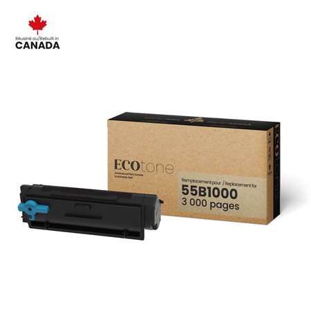 Cartouche de toner remise à neuf (Alternative à Lexmark 55B1000)