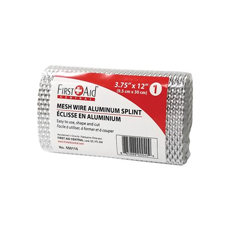 Attelle en fil d’aluminium