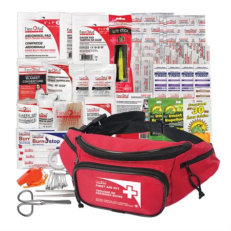 Trousse de premiers soins pour l’extérieur en sac