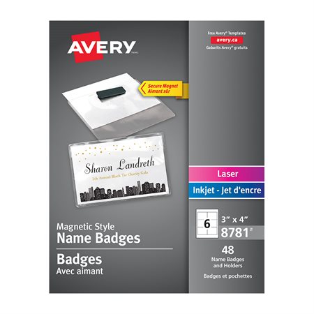 Name Badge Kits Magnetic Style