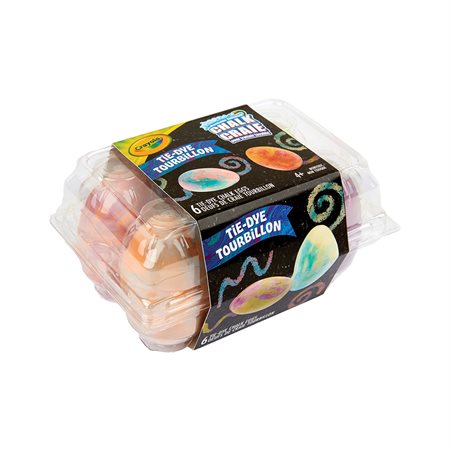 Tie-Dye Chalk Eggs