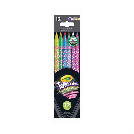 Twistables® Coloured Pencils Bold & Bright