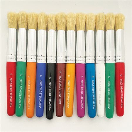 Pinceaux de peinture en poils