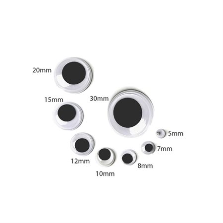 Yeux mobiles assortis