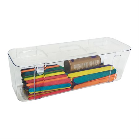 Compartiment de rangement empilable clair