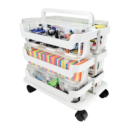 Ensemble de produits pour chariot à bacs de rangement empilables