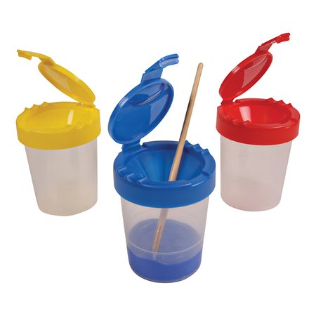Pots de peinture anti-éclaboussures et antimicrobiens pour enfants
