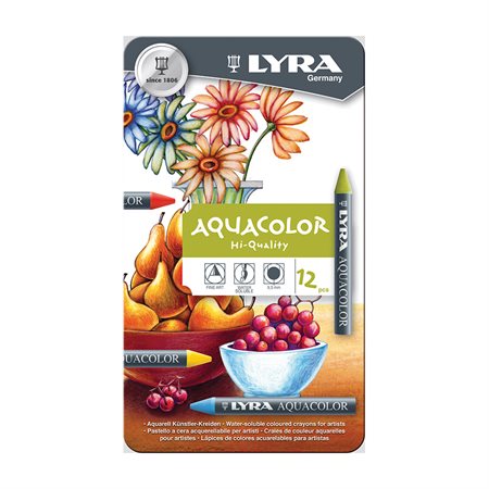 Lyra Aquacolour Water Soluble Crayons