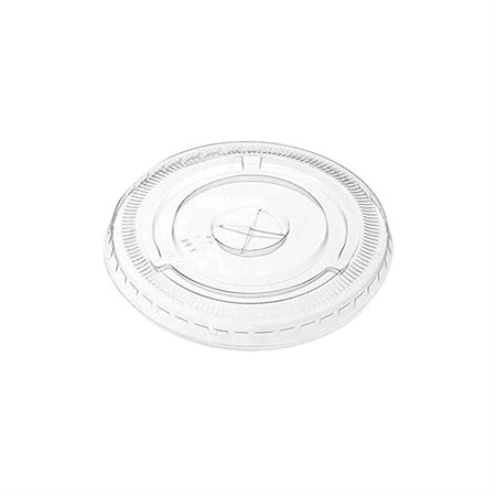 Couvercles plats avec trou PET
