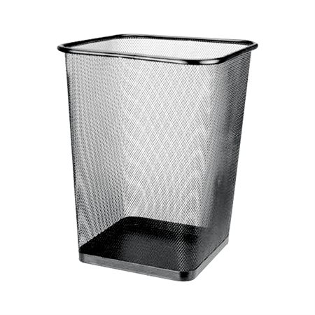 Corbeille à papier carrée en maille