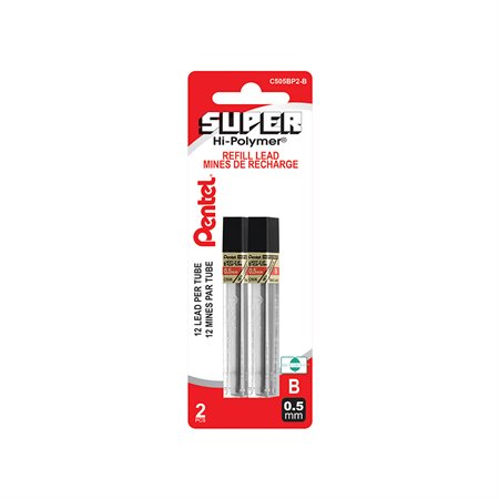 Mines B pour porte-mine Super