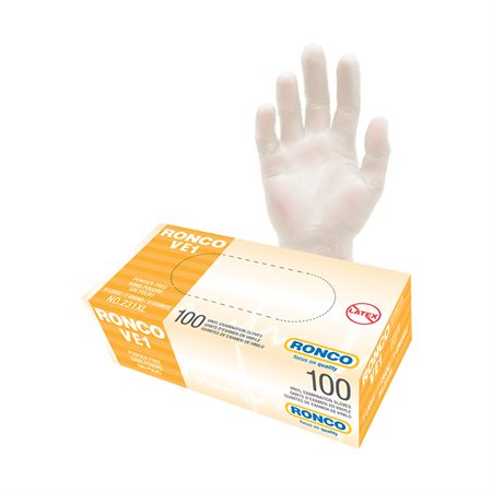 Gants d'examen en vinyle VE1